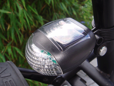 Solar Powered Red LED Bicycle Tail Light with Remote Controller