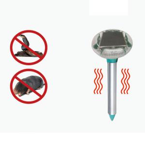 SOLAR POWERED MOLE&SNAKE REPELLER WITH RED LED FLASH (ALUMINUM TUBE)